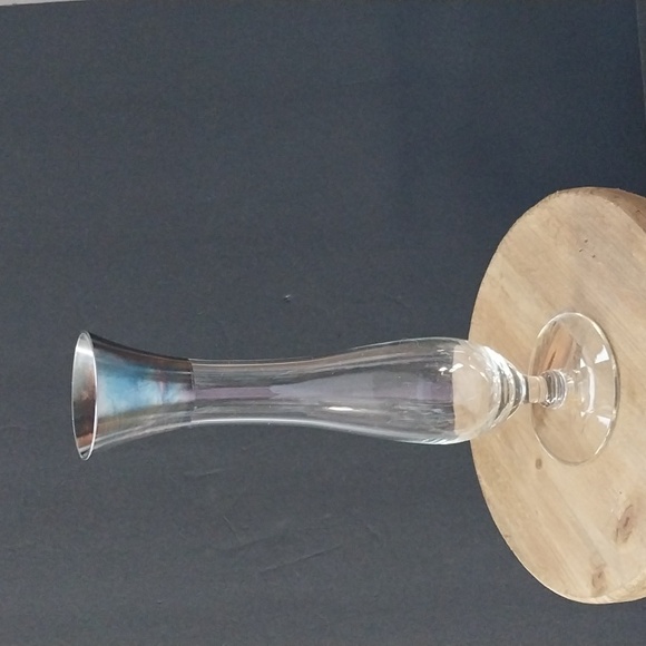 💥💥Vintage Dorothy Thorpe Mid-Century Style 8"Vase with Silver Band - Picture 2 of 8